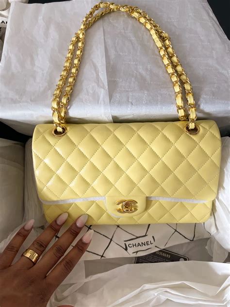 chanel red green and yellow|chanel yellow bag price.